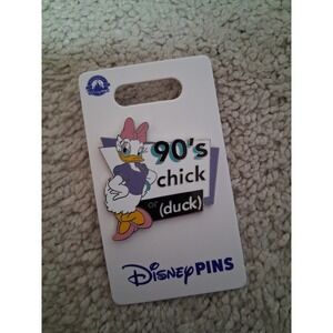 Disney Daisy Duck 90s Chick or Duck Enamel Pin Authentic